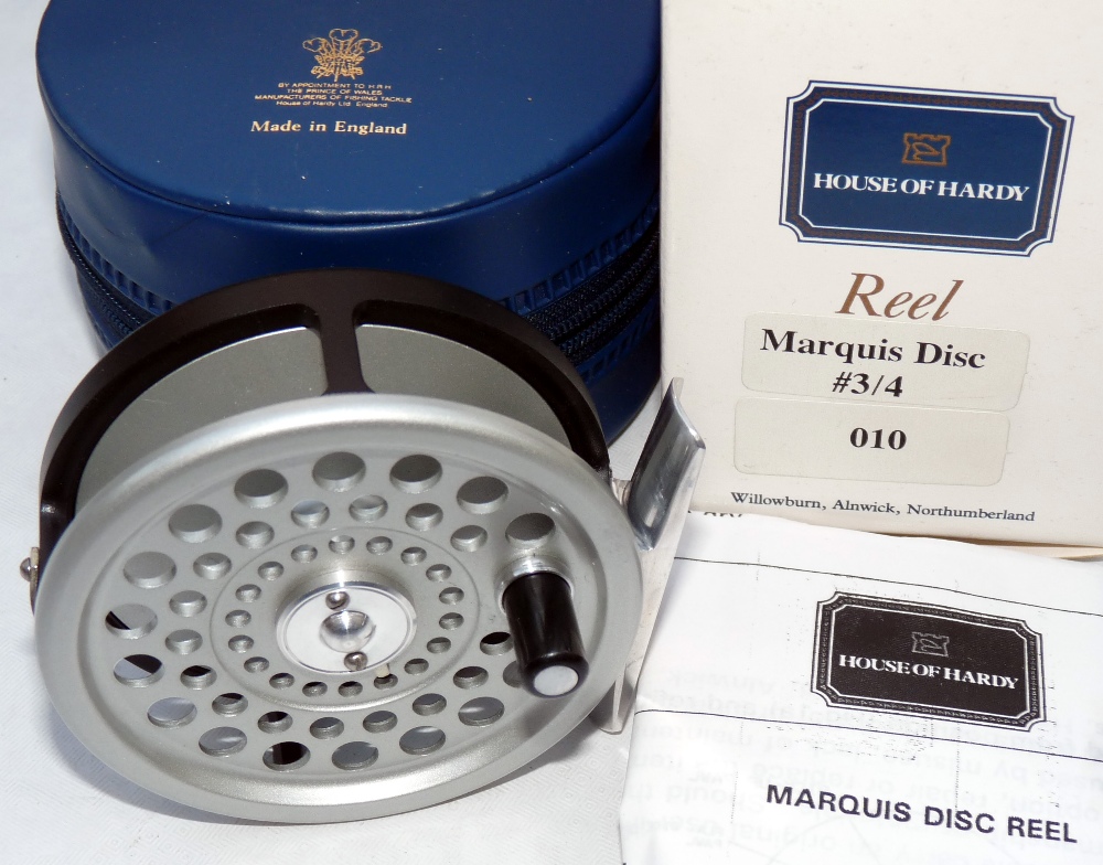 Hardy Marquis Disc #3/4 Spool And Hardy Box 