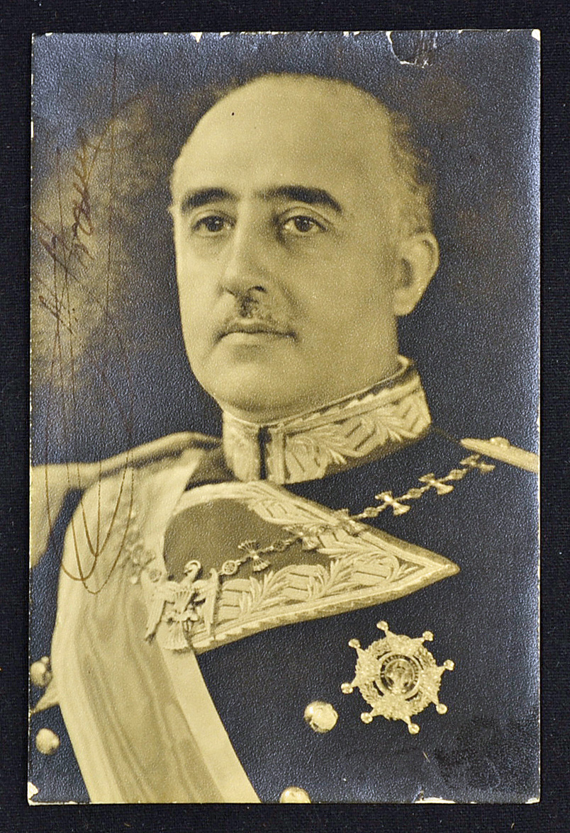 Mullock's Auctions - Spanish Dictator Francisco Franco (1892-1975 ...