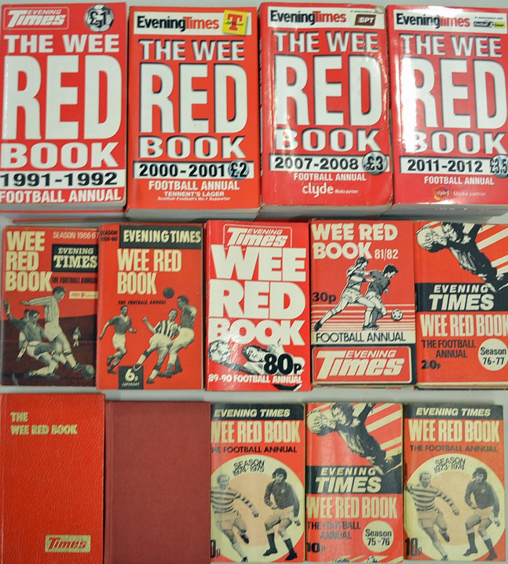 Evening Times Scottish Football Annual *Choose From List* The Wee Red Book