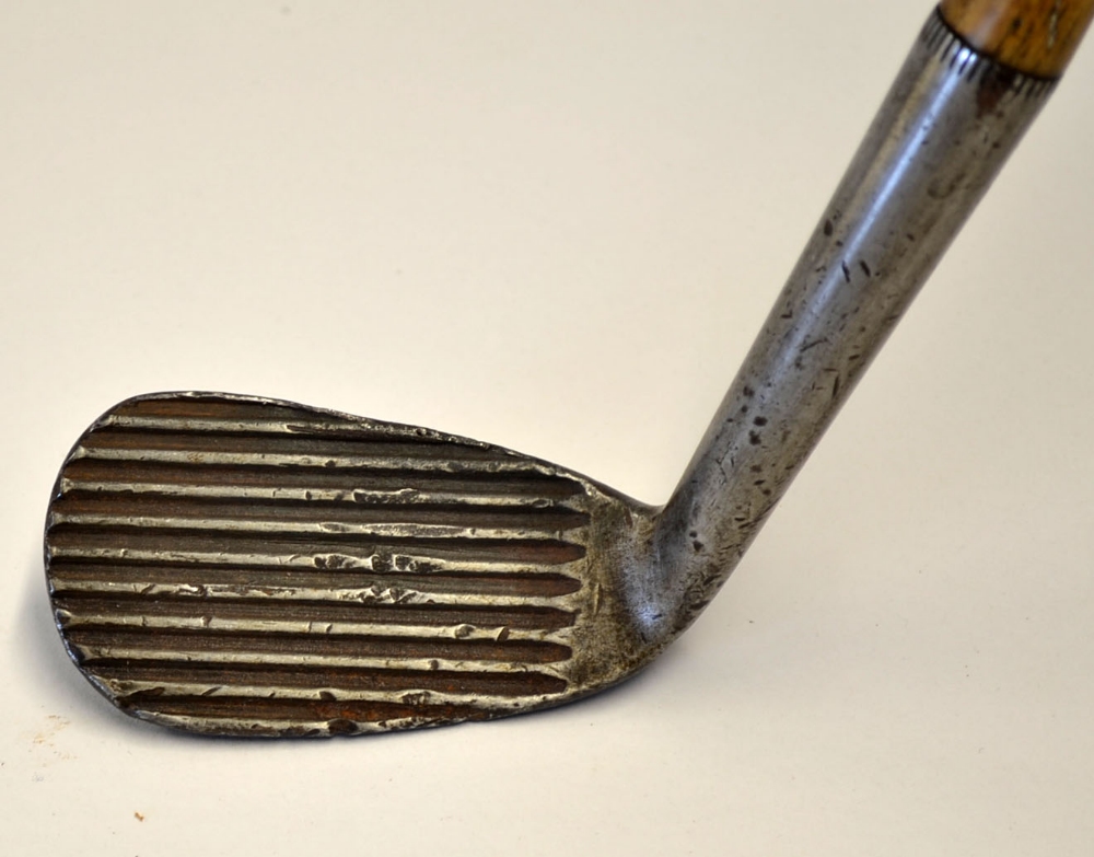 Mullock's Auctions - Gibson “The Jerko” corrugated face mashie niblick ...
