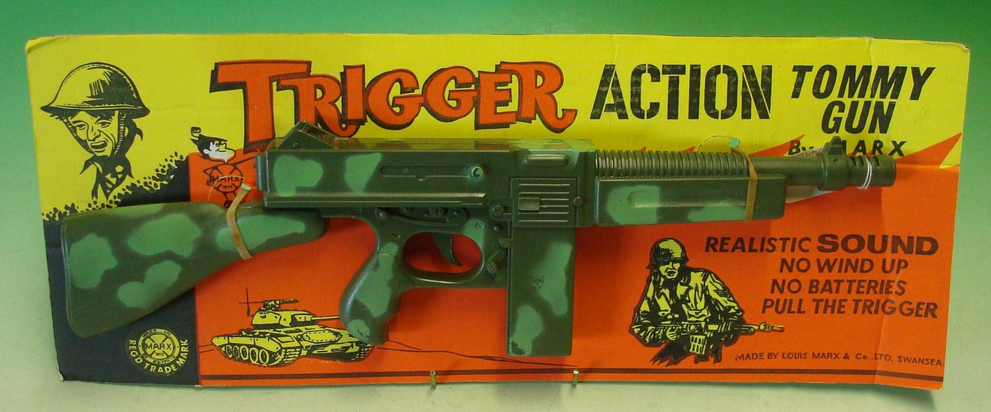 Image result for marx  vintage toy machine gun